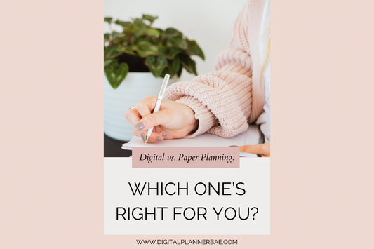 ✨ Digital vs. Paper Planning: Which One’s Right for You?