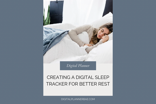 Creating a Digital Sleep Tracker for Better Rest