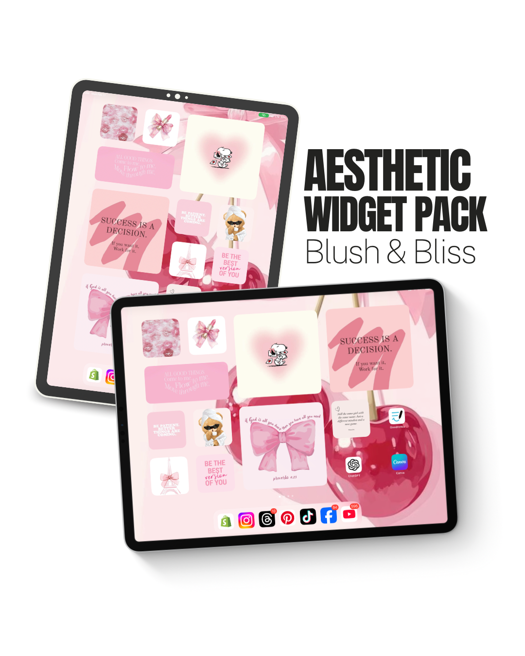 Blush & Bliss: Aesthetic Widget Pack