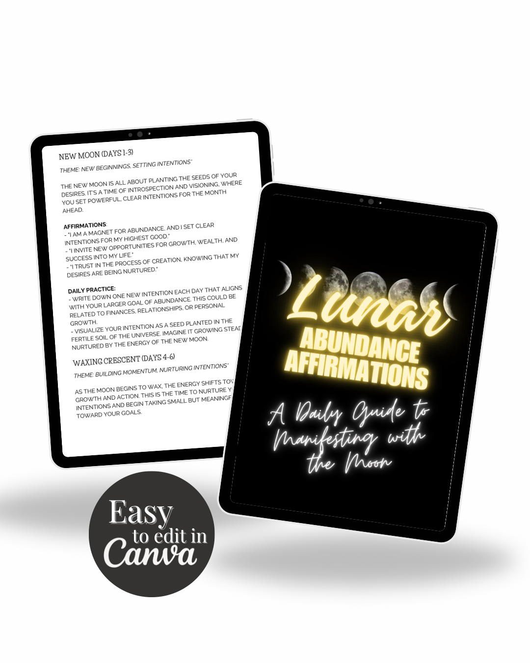 Lunar Abundance Affirmations