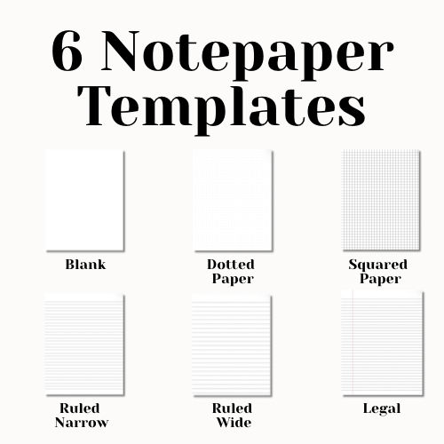 Jewel Tones Digital Note Paper Pack