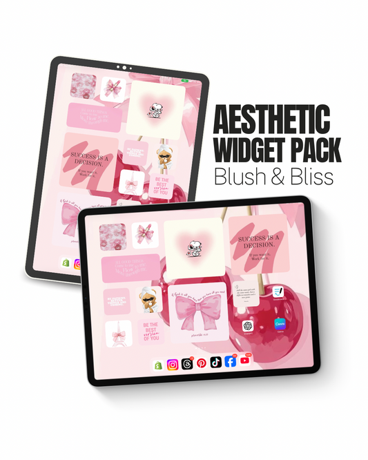Blush & Bliss: Aesthetic Widget Pack
