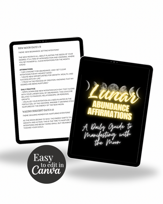 Lunar Abundance Affirmations